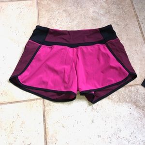 Lululemon short running shorts